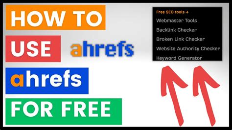 how to use ahrefs.